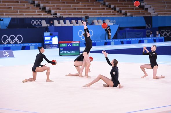 Tokio-2020: Bədii gimnastika üzrə qrup hərəkətləri komandamız finala vəsiqə qazana bilmədi - FOTO